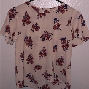 floral blouse